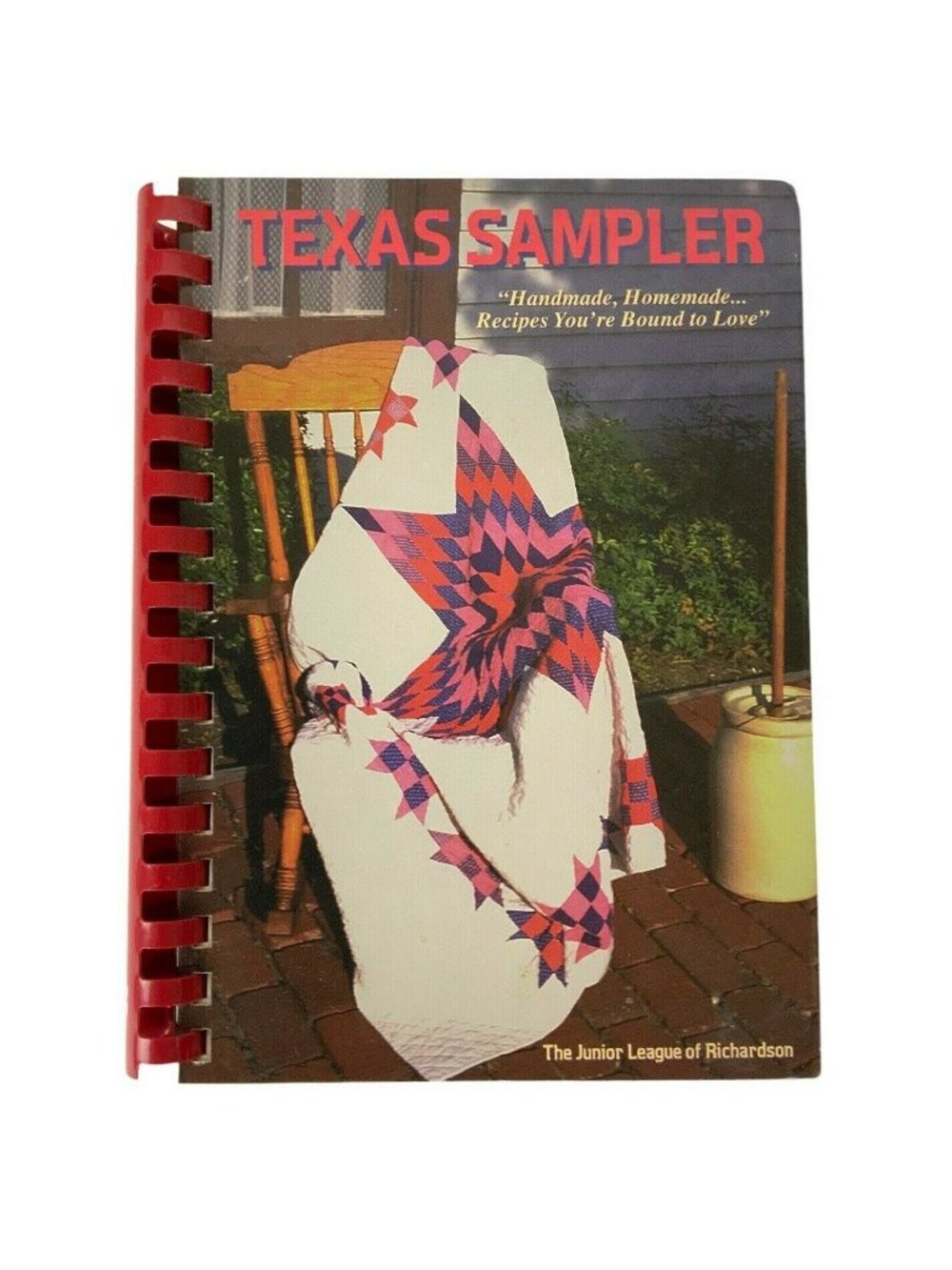Richardson Texas Sampler Cookbook  Junior League Vintage 1995 Spiral Bound